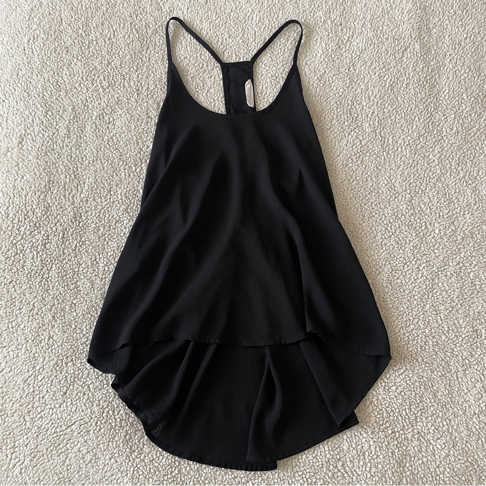 Black Sheer Tank Top